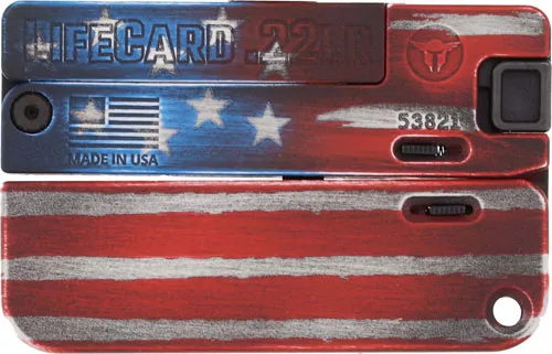 TRAILBLAZER LIFECARD 22WMR – SINGLE SHOT AMERICAN FLAG