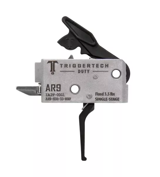 TriggerTech AR9 Duty Single Stage 3.5lb Trigger – Flat