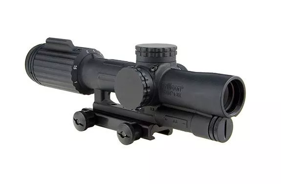 Trijicon VCOG Rifle Scope – 1-6x24mm Green Segment Circle/Crosshair MIL Govt Reticle w/ThumbScrew Mt
