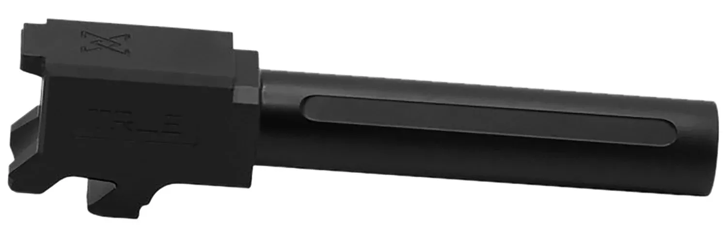 True Precision Inc TPP10CBXBL CZ9mm Luger 4" Fluted Black Nitride Stainless Steel, Fits CZ P10C