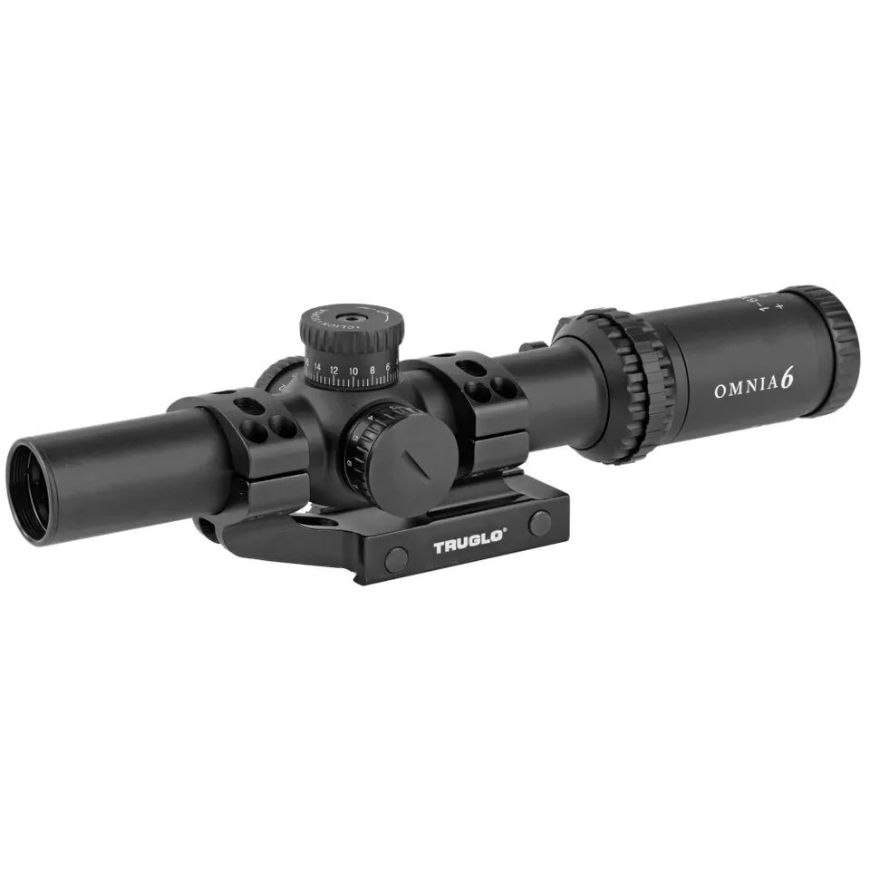 TRUGLO OMNIA 1-6X24 Illuminated Reticle Scope - Black