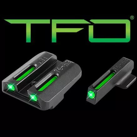 Truglo TFO Tritium/Fiber-Optic Day/Night Sights Kahr Set Green/Green