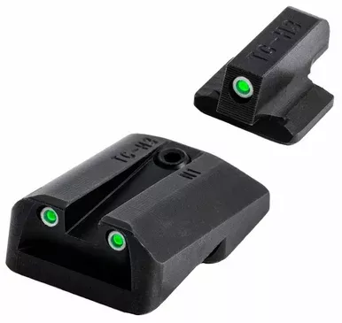Truglo TGTG231N2 Tritium Night Sights Black Green Tritium