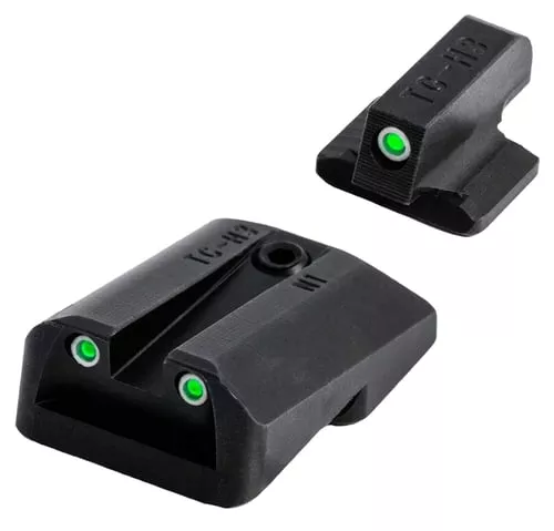 Truglo Tritium Night Sights Fits Novak .260/.450 Set - Front Green/Rear Green
