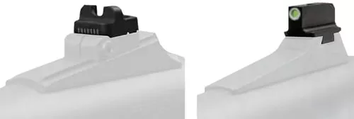 Truglo Tritium Pro Night Sights Fit Novak LoMount .260 Front .450 Rear - White Outline Front/Rear Green