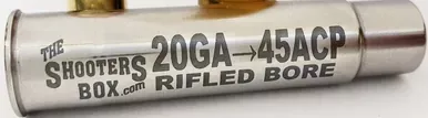 TSB 20 Gauge Rifled Bore to 45 ACP Rifled Bore Caliber Shotgun Adapter 3″