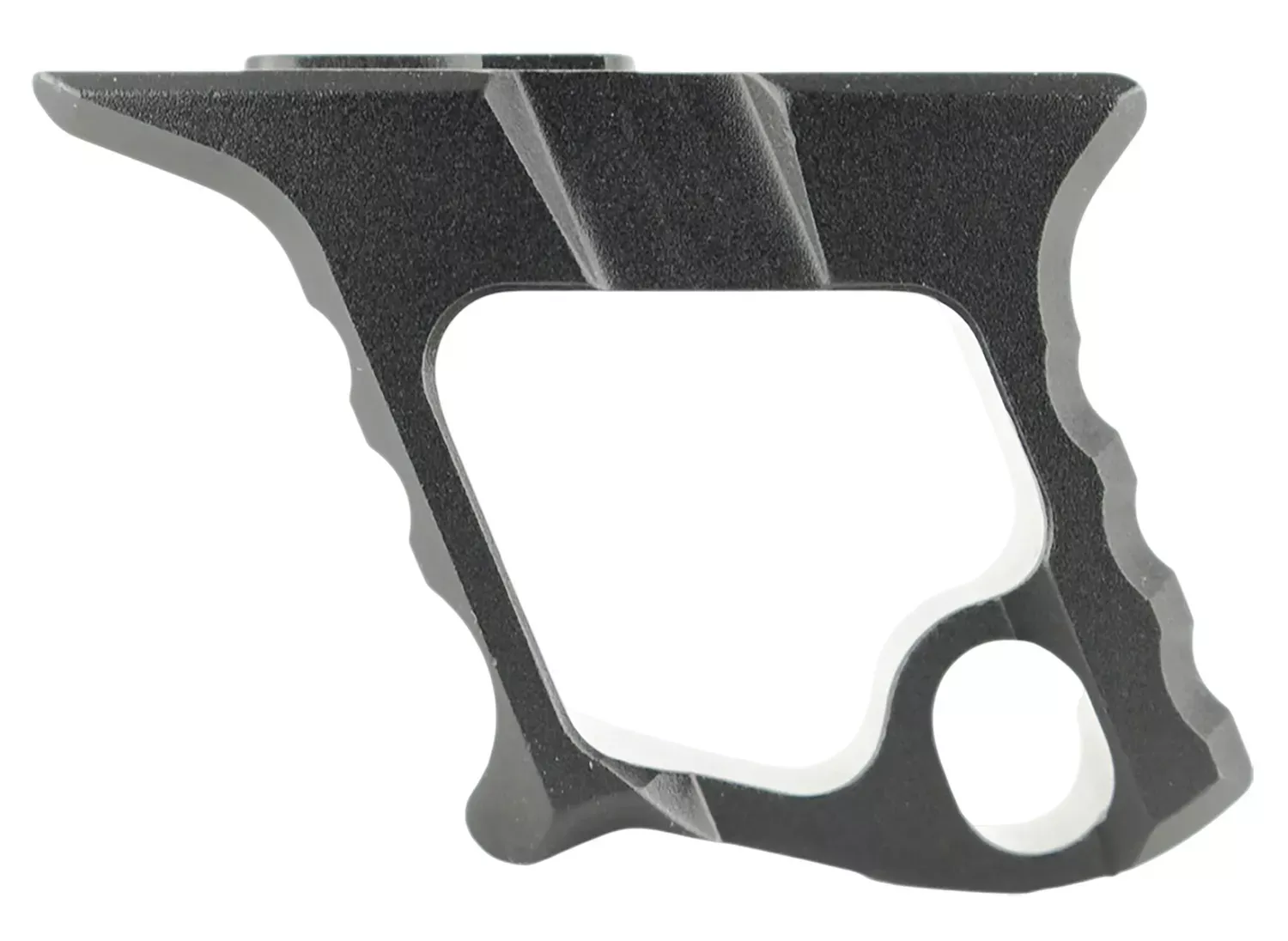 Tyrant CNC TD772BLKM1 Handstop Halo Black Aluminum Fits AR15