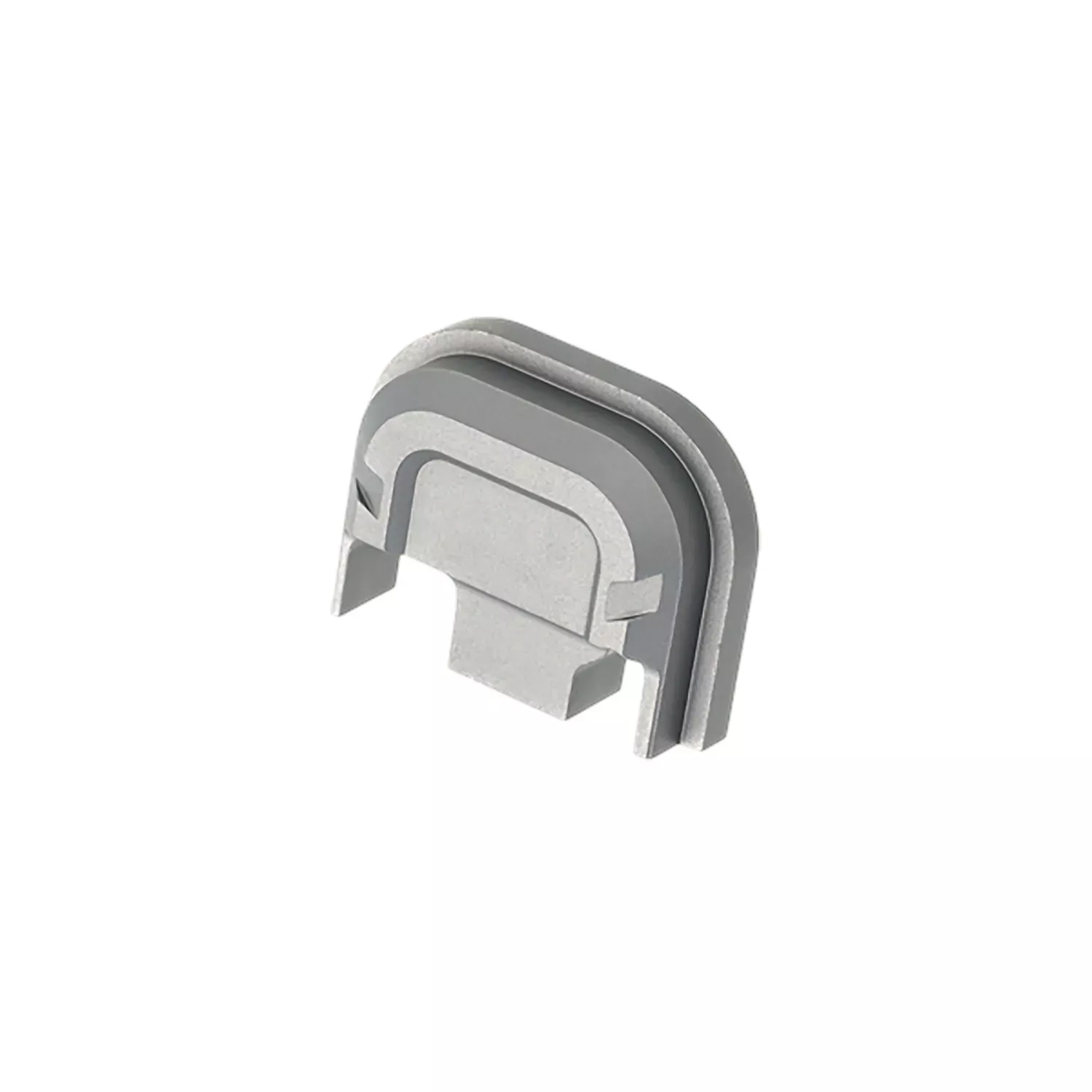 Tyrant CNC TDG14SPGREY Slide Cover Plate Chevron Design Glock GEN1-4 Grey Aluminum