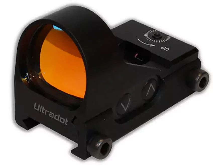 UltraDot L/T Reflex Red Dot Sight 1x 26mm 4 MOA Dot with Integral Weaver Base Matte Black