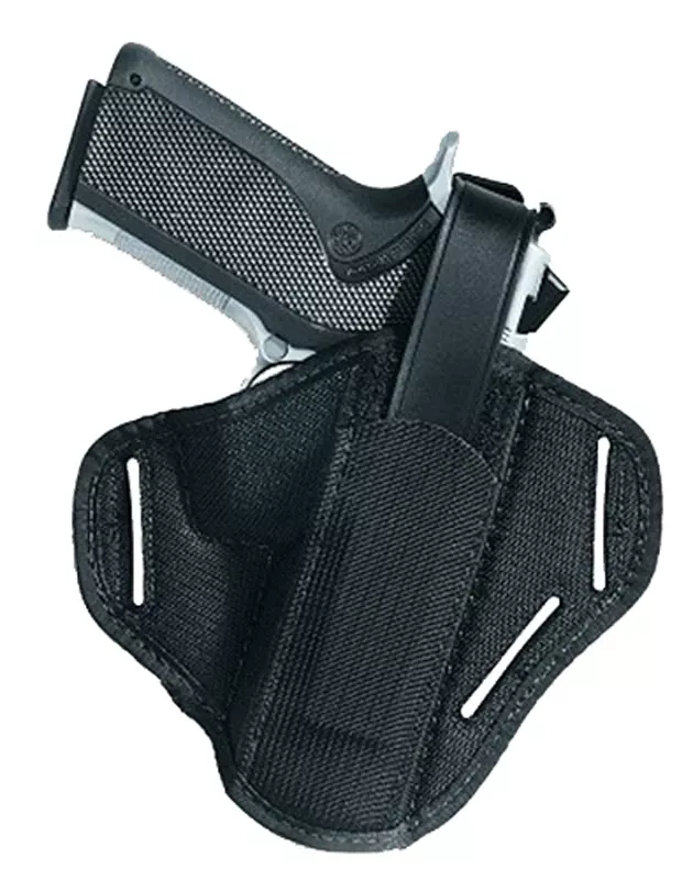 Uncle Mike's 86360 Super OWB Belt Slide for Small Frame Revolver, Right Hand, Black Nylon