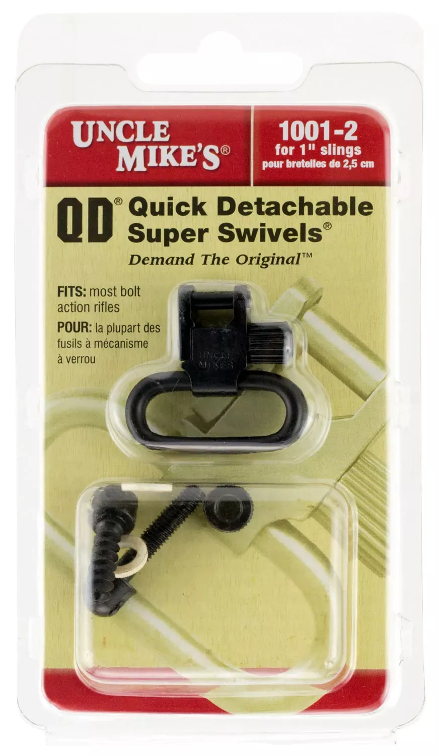 Uncle Mike’s MO10012 Super Swivel Blued 1″ Steel Quick Detach