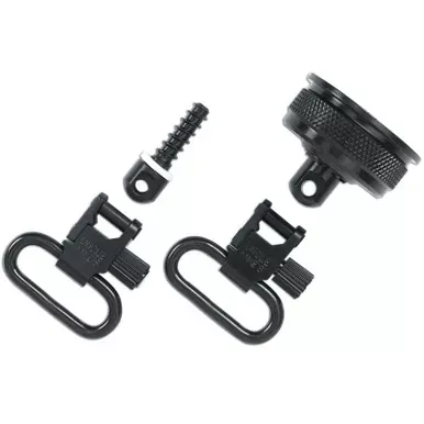 Uncle Mike’s Swivels QD Remington 870 Blued 1″ External Ratchet Cap Set
