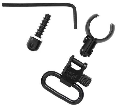 Uncle Mikes 13912 Magnum Band Swivel Set Quick Detach 115 CFL Tri-Lock Blued 1" Loop for .630-.675" Mag Tubes
