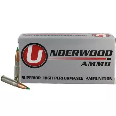 Underwood Ammo 300 AAC Blackout Ammo 125 Grain Copper Lead Ballistic Tip Box of 20