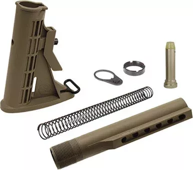 UTG 6-Position Mil-Spec Stock Assembly AR-15, FDE