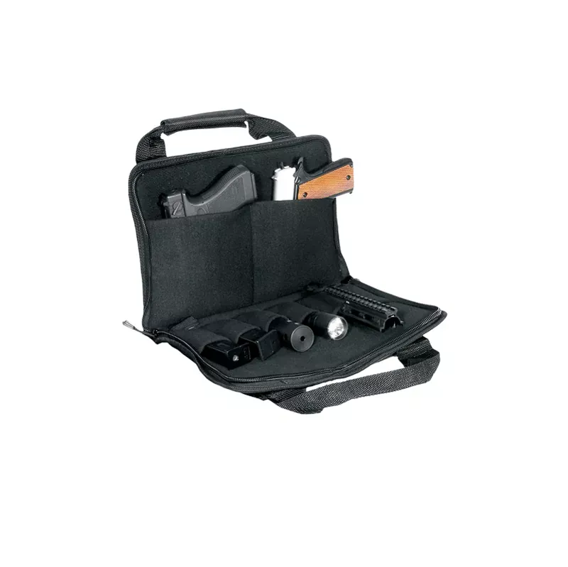UTG Homeland Security Double Pistol Case, Black
