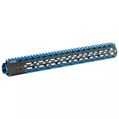 UTG PRO M-LOK AR-15 15-Inch Super Slim Handguard Black/Blue