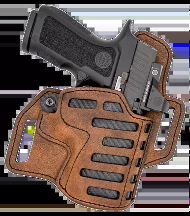 Versacarry Compound OWB Holster Size 1 Brown Right Hand