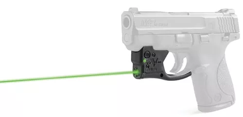 Viridian 920-0005 Reactor R5 Gen 2 Green Laser with 510-532nM Wavelength, ECR & 100 yds Day/2 mi Night Range Black Finish for 40 S&W, 9mm Luger S&W M&P Shield Includes IWB Holster