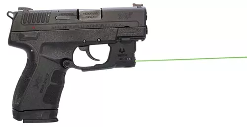 Viridian 920-0054 Reactor R5 Gen 2 Green Laser with 510-532nM Wavelength, ECR & 100 yds Day/2 mi Night Range Black Finish for Springfield XD-E Includes IWB Holster