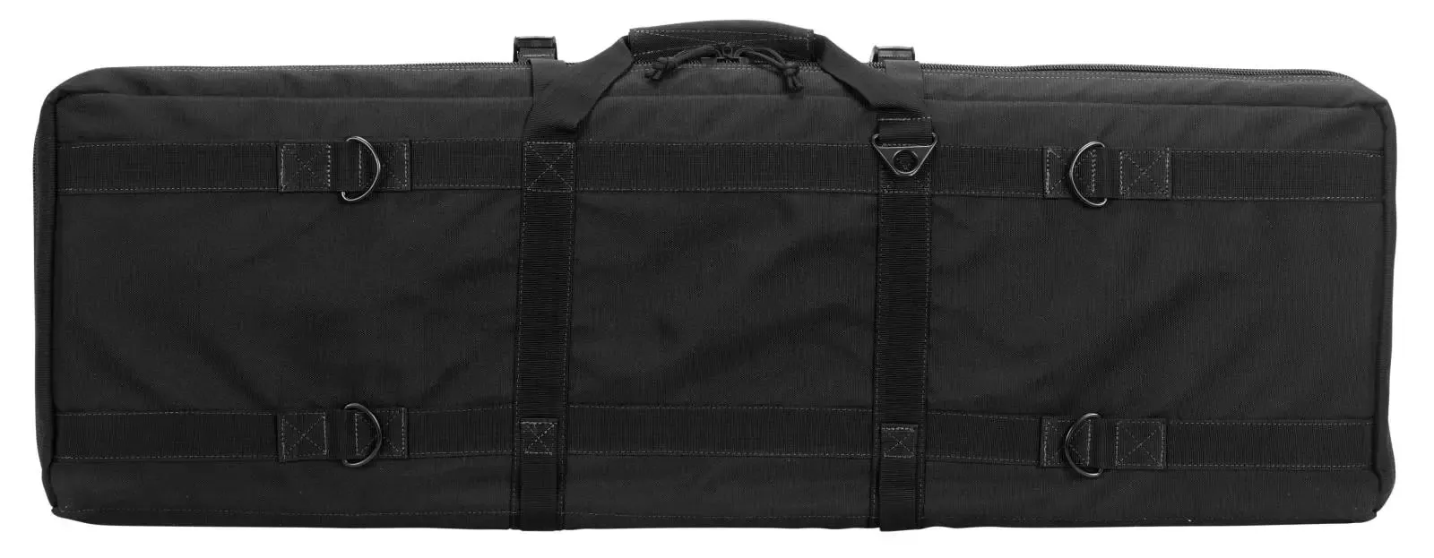 Voodoo Tactical 36″ Padded Weapons Case With Die Cut Molle (black With Gray)