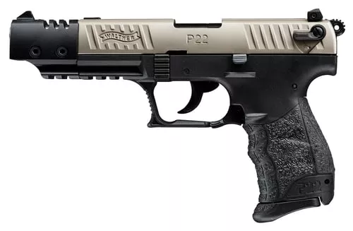 WAL P22 22LR 5" 10RD NICKEL TRG CA