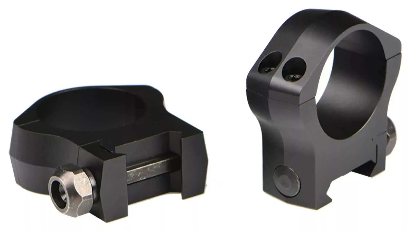 Warne 2-Piece Picatinny Style Mountain Tech Scope Rings 1″ High – Matte