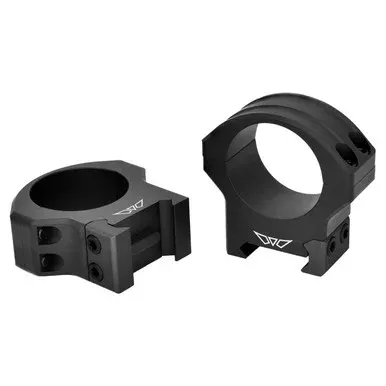 Warne HyperLite 30mm Scope Rings Matte Gray Medium