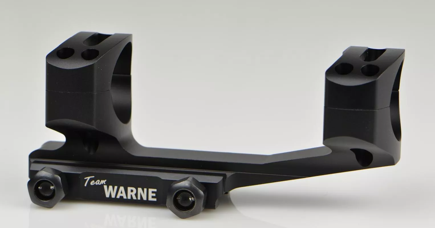 Warne Tactical Gen 2 X-SKEL Extended Cantilevered MSR Mount 1″ Black ZERO MOA