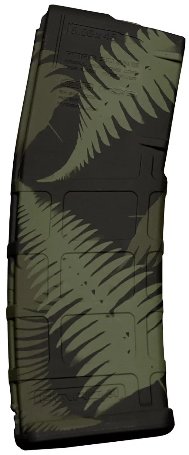 Weapon Works 228048 PMAG GEN M2 MOE 30RD Fits AR/M4 Ferns (Green) Polymer