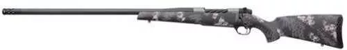 Weatherby Mark V Backcountry Ti Carbon Bolt Action Rifle Left Hand .257 Magnum 26" Threaded BSF Fiber Barrel 3Rd Capacity FALSE Sights Camoflage Stock Graphite Black Cerakote Finish