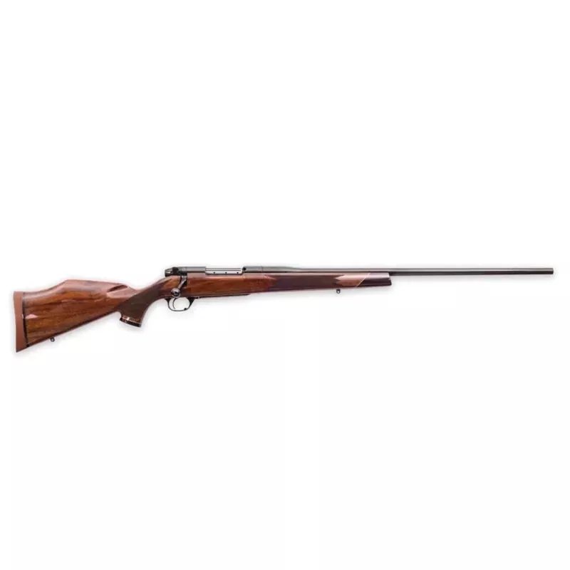 Weatherby Mark V Deluxe .243 Winchester Bolt Action Rifle, Walnut – Classic Style with a Premium Walnut Stock – MDX01N243NR2O