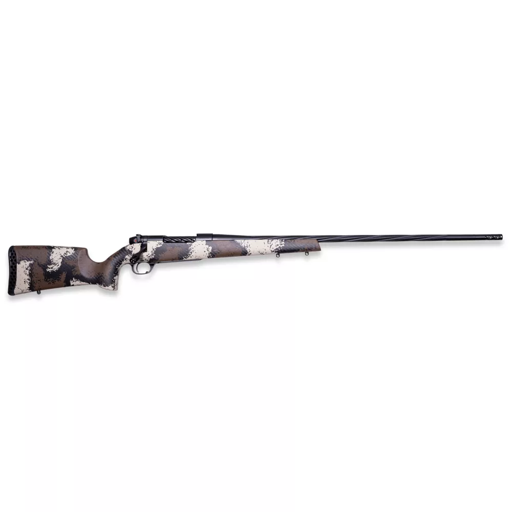 Weatherby Mark V High Country 6.5 Wby RPM 4rd Magazine 24″ 1/2×28 Threaded Barrel with 2″ Muzzle Brake