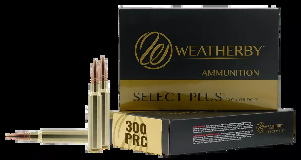 Weatherby Select Plus 300PRC 205gr JHP Ammo - 20/Box