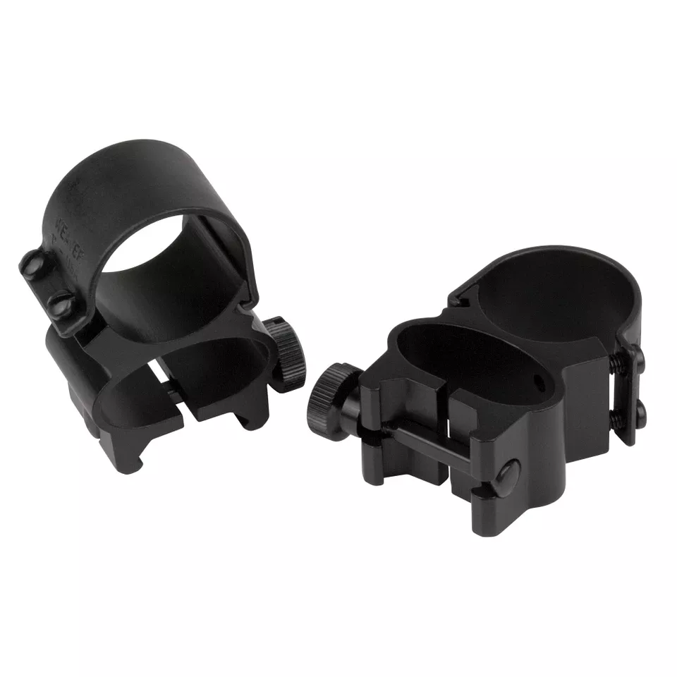 Weaver 1" See-Thru Top Mount Rings - Matte Finish