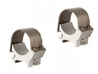 Weaver Detachable Top Mount Rings, 30mm Low, Silver