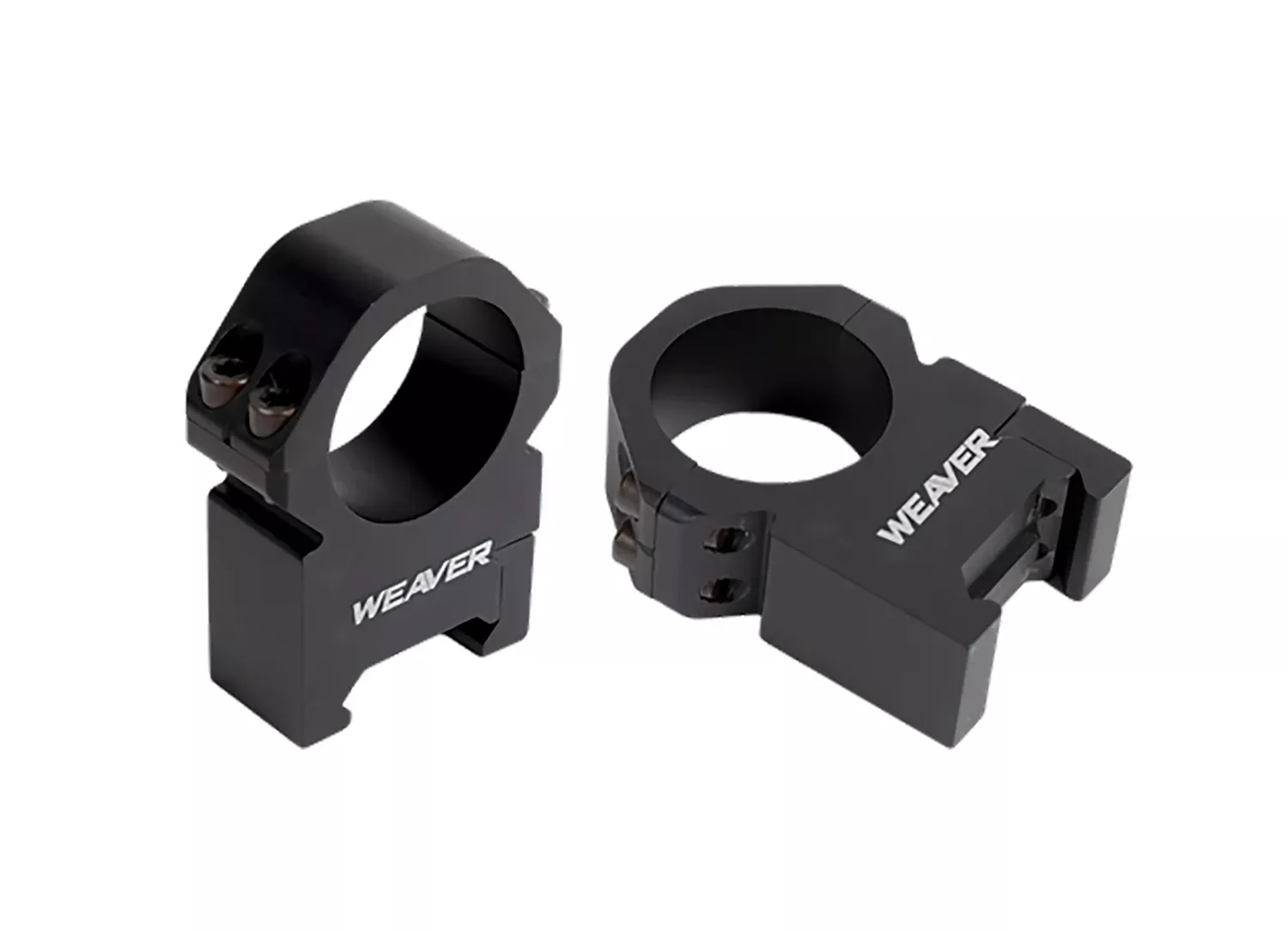 Weaver Mounts 48382 Precision Black Aluminum 1″ Tube High
