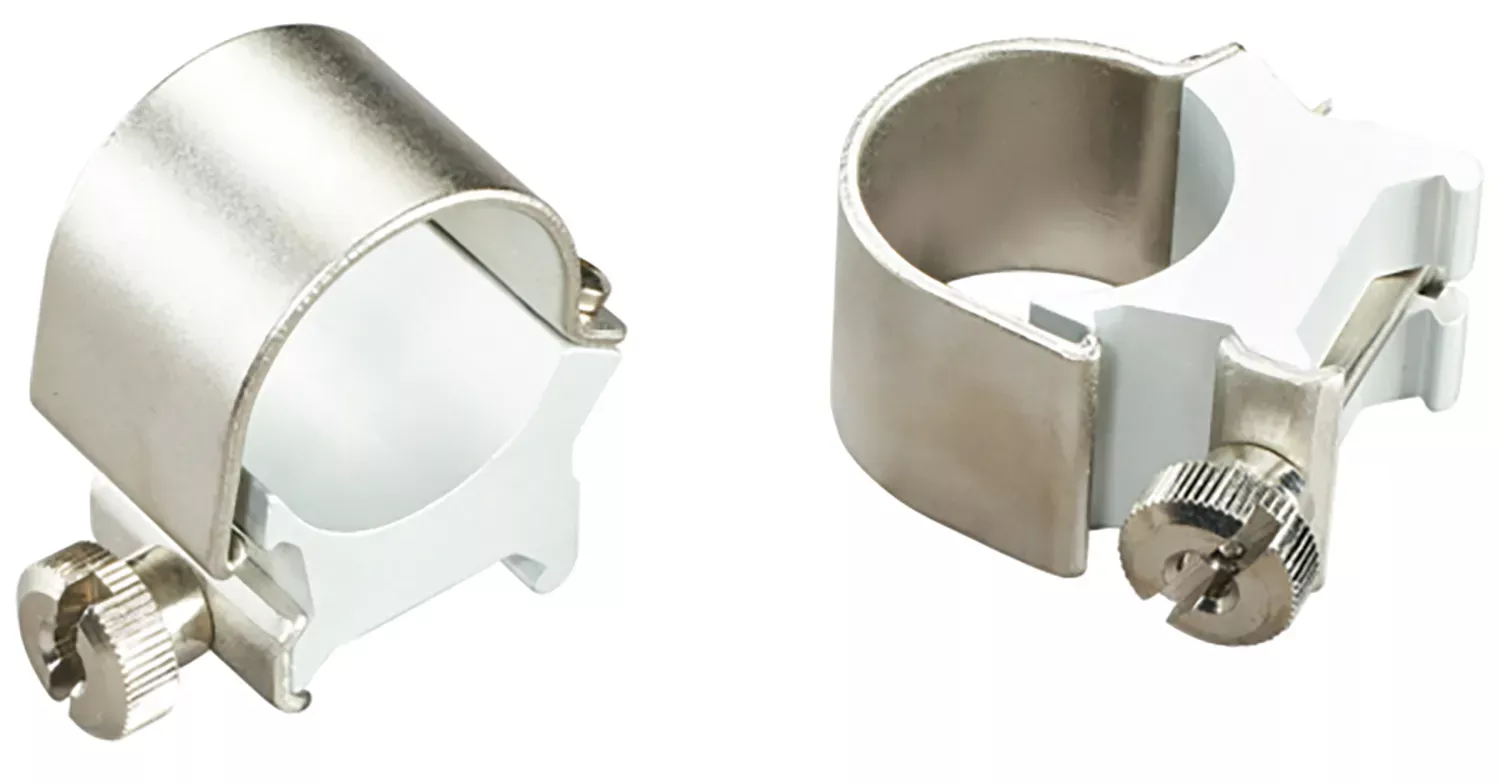 Weaver Mounts 49033 Detachable Top Mount Rings Silver 1″ High