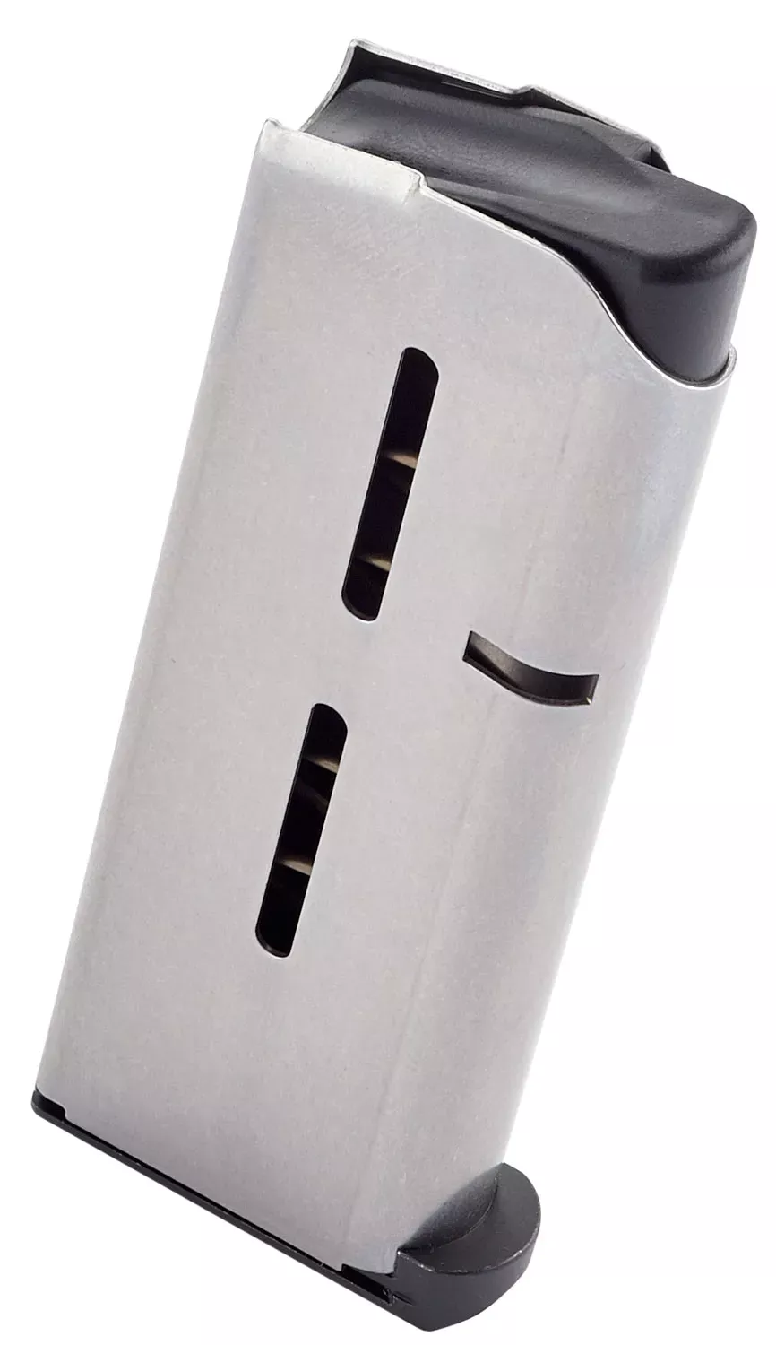 Wilson Combat 47OXC 1911 7RD Detachable W/ Standard Floor Plate 45 ACP Fits 1911 Officer Stainless Steel