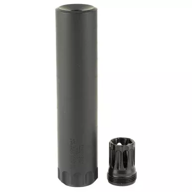 Wilson Combat Quell Suppressor 6.625″ 1.5″ Diameter Stainless Steel Black