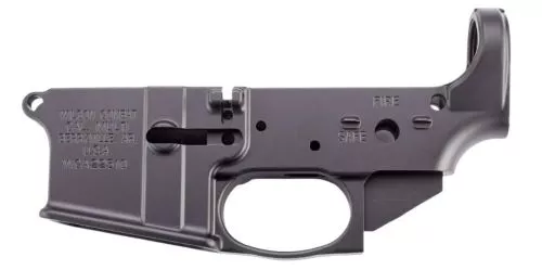 WILSON LOWER RECEIVER AR15/M16 – FORGED MIL-SPEC ANODIZED