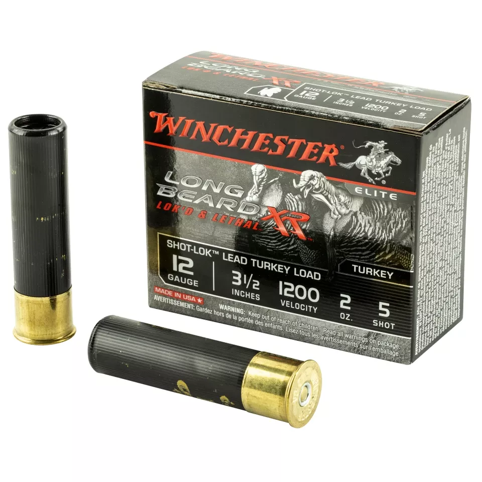 Winchester Long Beard XR Turkey 12 Gauge 3.5" #5 Shot 2oz 10 Rounds