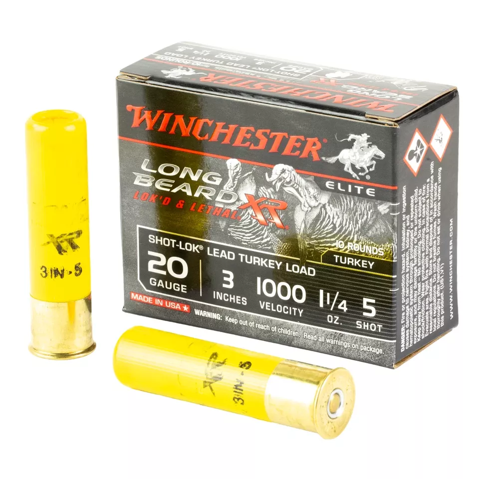 Winchester Long Beard XR Turkey 20 Gauge 3" #5 1.25oz 10 Rounds