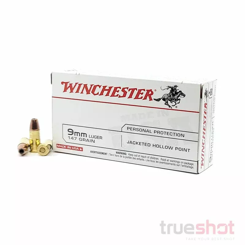 Winchester – Personal Protection – 9mm – 147 Grain – JHP