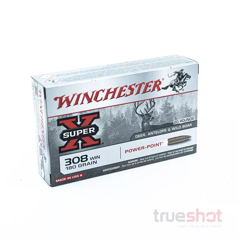 Winchester – Super X – 308 Win – 180 Grain – Power Point