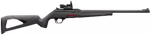 Winchester Widcat Combo Semi-Auto Rifle 22 LR 18" Sporter Barrel (1)-10Rd Magazine Ramped Post Front & Fully Adjustable Ghost Ring Rear Sight Reflex-Style Electronic Matte Black Finish