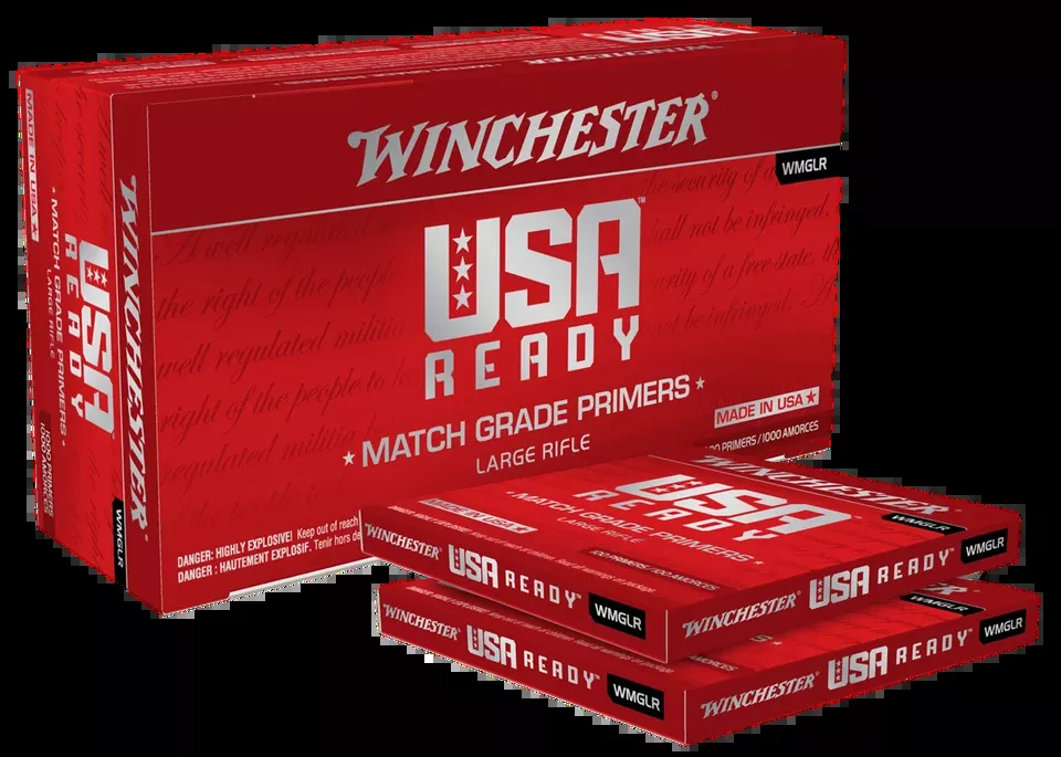 Winchester WMGLR Centerfire Large Rifle Ammo - 1000 Rounds per Box, 5-Case Pack