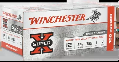 Winchester Xpert 12 Gauge Ammo 2-3/4″ 1-1/8 oz Steel Shot