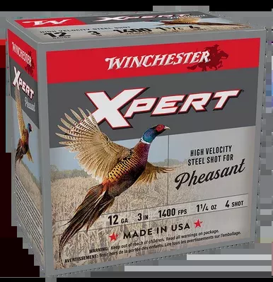Winchester Xpert 12 Gauge Ammo 3″ 1-1/4 oz #4 Steel Shot Box of 25