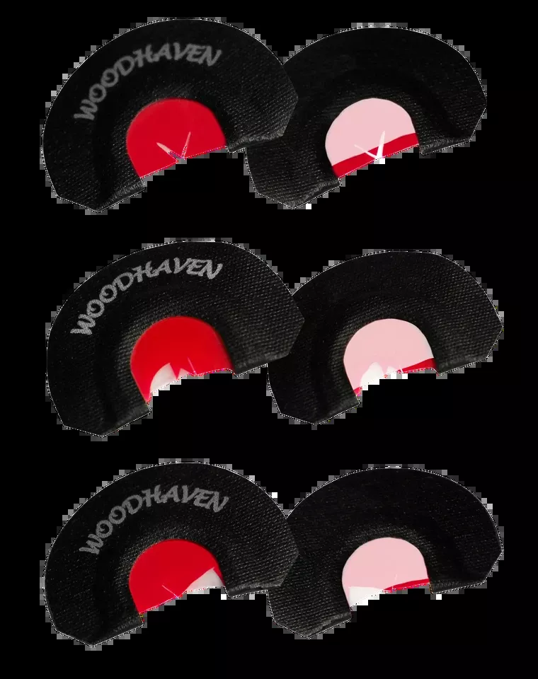 Woodhaven WH301 Red Ninja Power V Triple Reed Turkey Call - 3 Pack